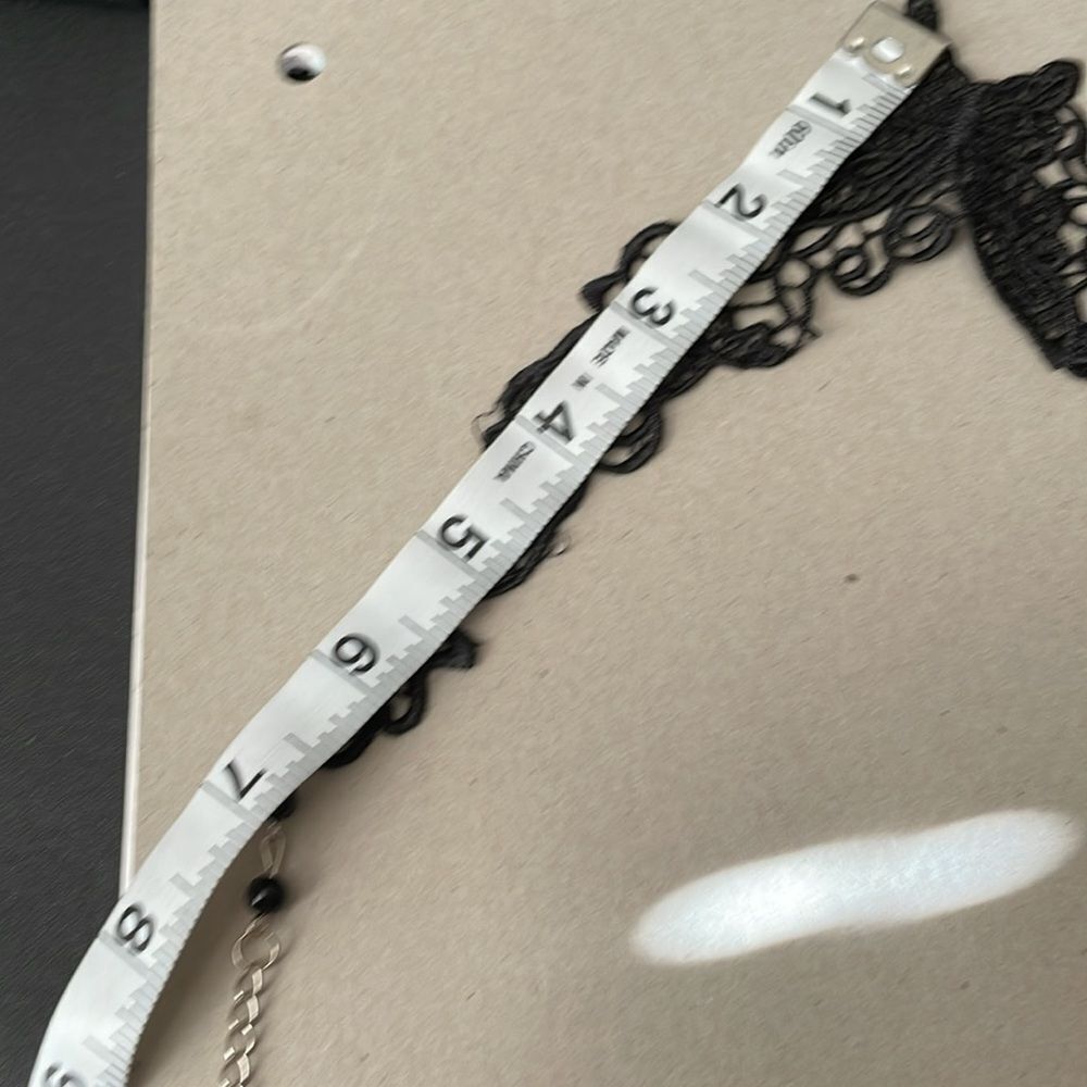 🆕 GOTHIC VINTAGE LACE NECKLACE w/BUTTERFLY‎ - Picture 5 of 6